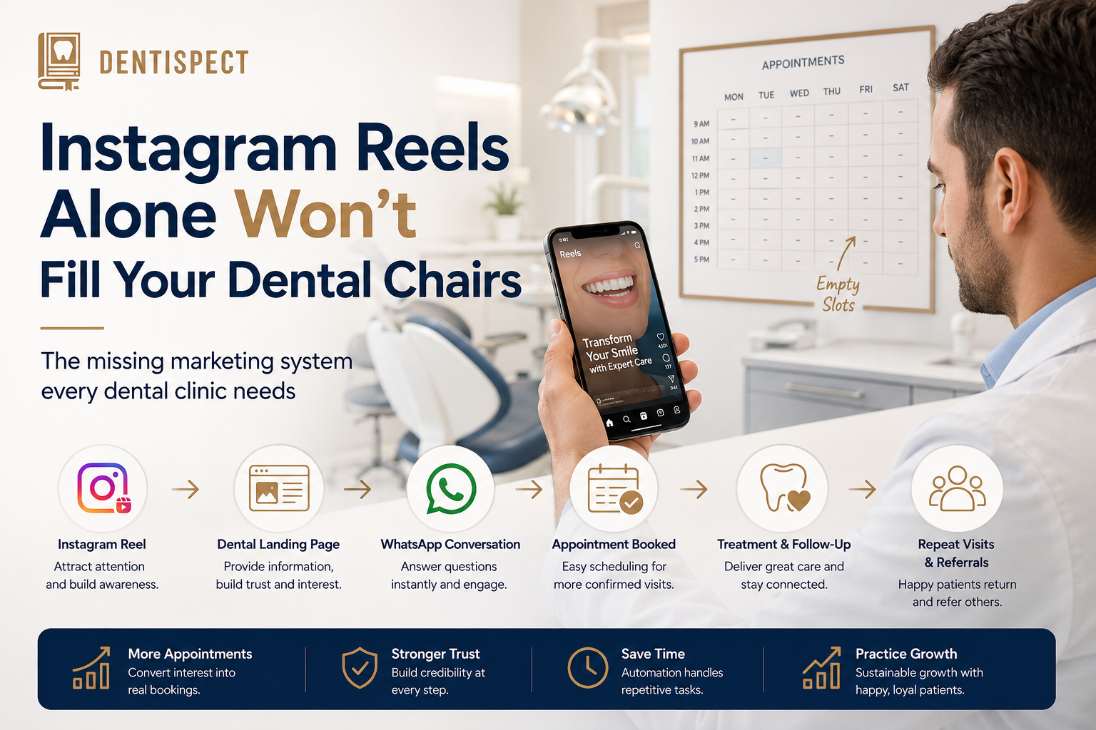 Why Instagram Reels Alone Won't Fill Your Dental Chairs
